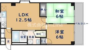 エルメゾン小阪の物件間取画像